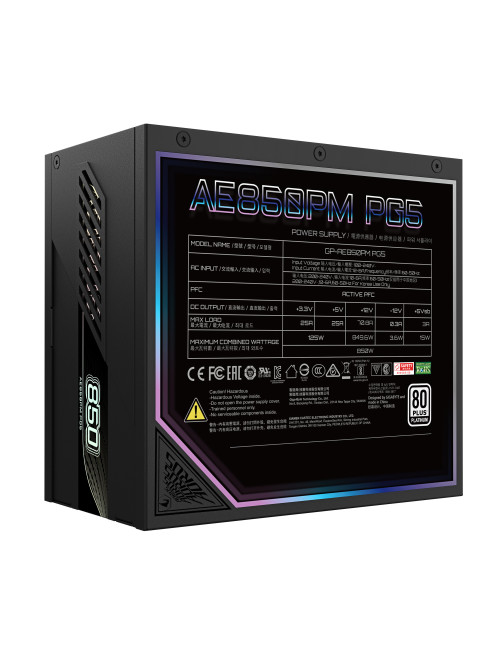 Fuente alimentacion gigabyte gp - ae850pm pg5 gaming