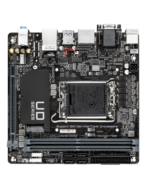 Placa base gigabyte h610i ddr4 m - itx