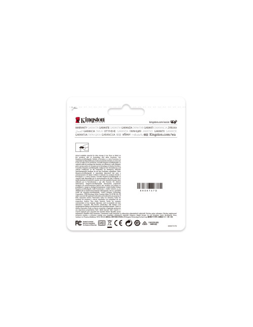 Tarjeta memoria sdxc 64gb kingston high