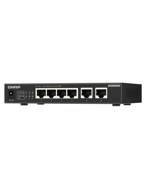 Switch qnap qsw - 2104 - 2t - r2 6 puertos