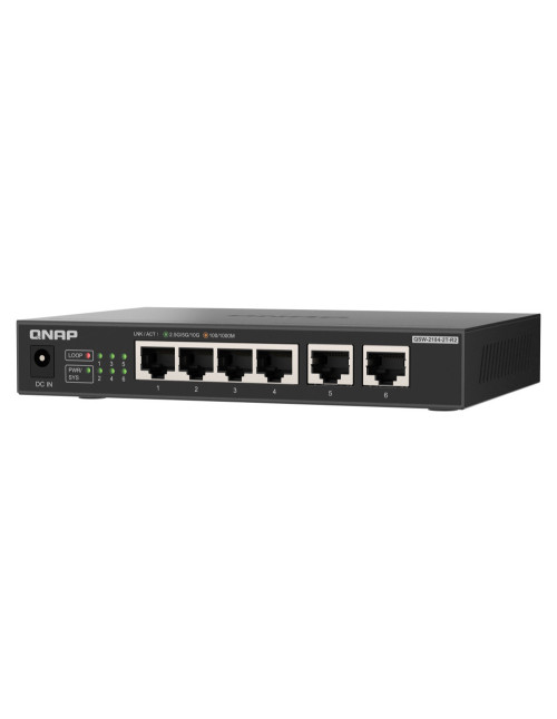 Switch qnap qsw - 2104 - 2t - r2 6 puertos