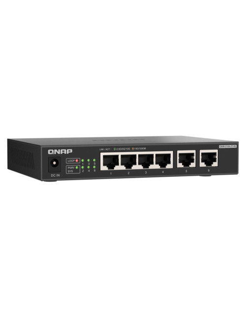 Switch qnap qsw - 2104 - 2t - r2 6 puertos