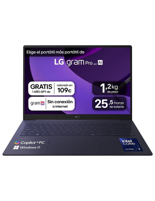 Portatil lg gram pro 16z90ts - g u9 - 288v