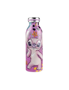 Botella agua enesco angel rosa 500