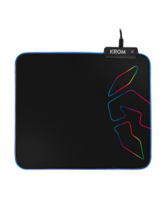 Alfombrilla gaming krom knout rgb negro