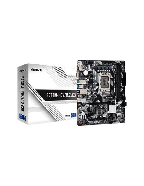 Placa base asrock 1700 b760m - hdv m.2