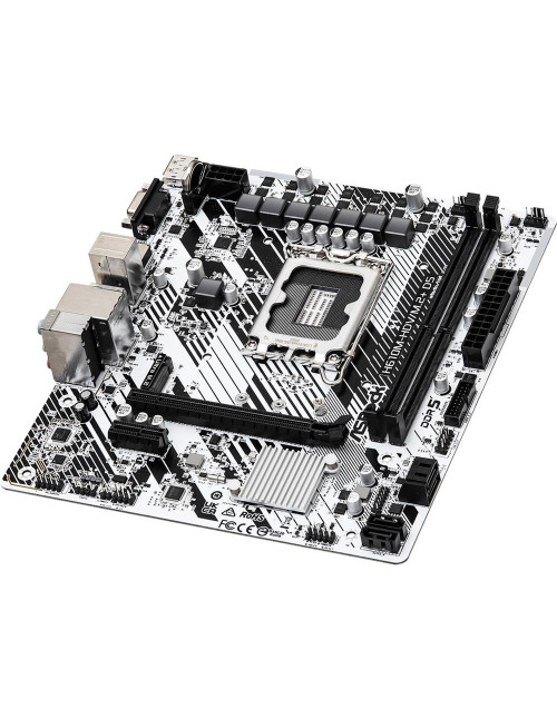 Placa base asrock h610m - hdv m 1700