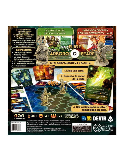 Juego mesa dragon eclipse: mystling academy
