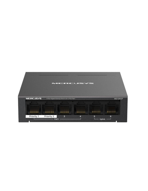 Switch mercusys ms106gp 6 puertos