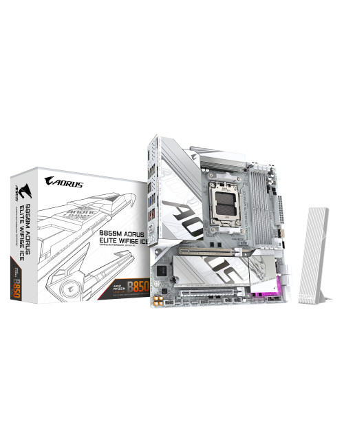 Placa base gigabyte b850m aorus elite