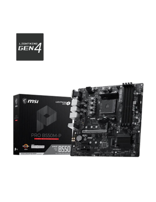 Placa base msi b550m - p matx am4