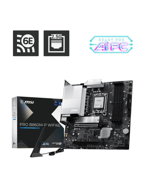 Placa base msi pro b860m - p wifi6e