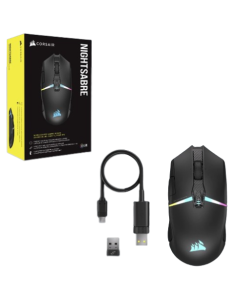 Raton inalambrico gaming corsair ch - 931b011 - eu negro