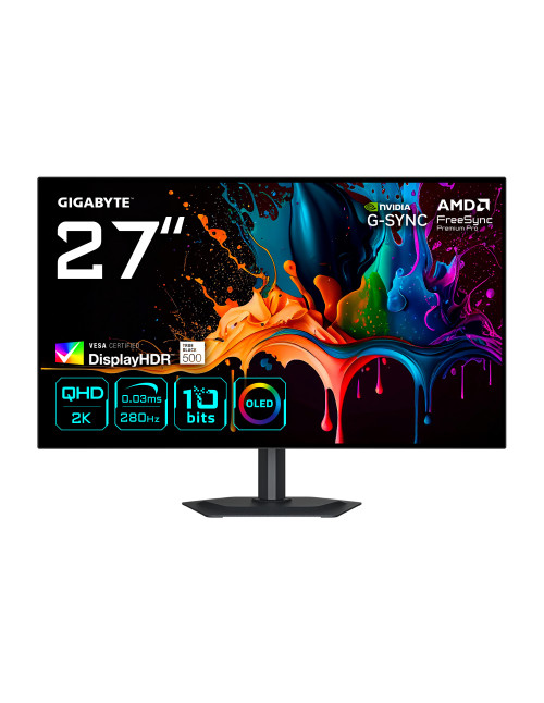 Monitor gaming gigabyte mo27q28g 27 pulgadas qhd
