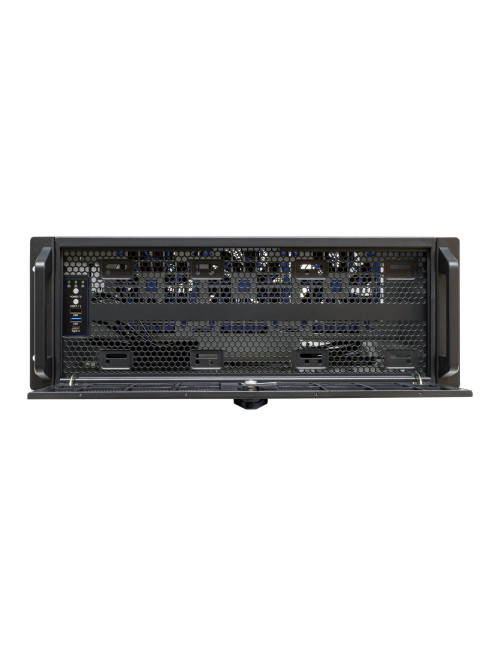 Caja rack unykach 4u 19 pulgadas plata