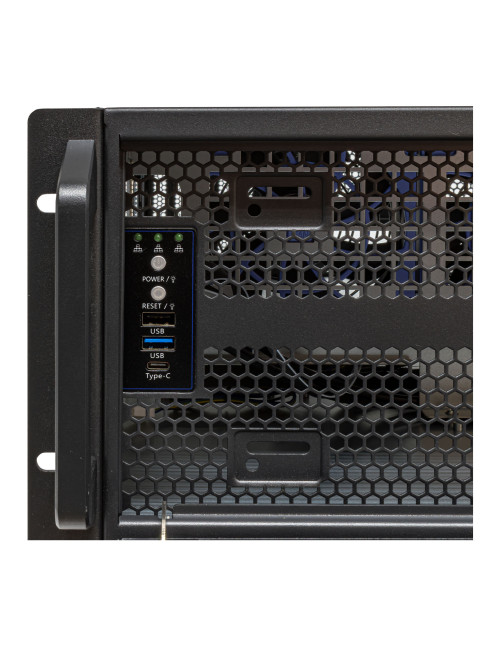Caja rack unykach 4u 19 pulgadas plata