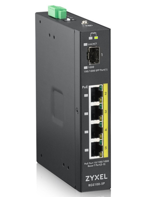 Switch zyxel gs100 - 5p 5 puertos