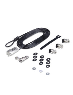 Kit cable seguridad startech portatil 3m