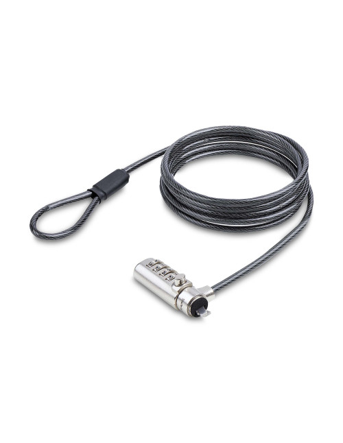 Cable seguridad startech portatil 1.5m clave