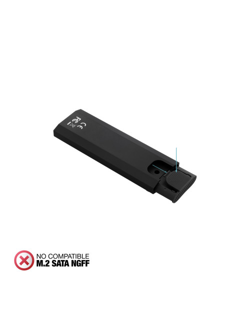 Carcasa disco duro tooq tqe - 2231b ssd