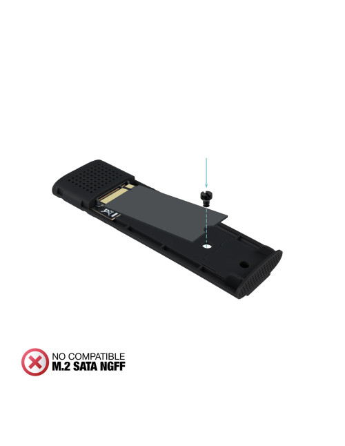 Carcasa disco duro tooq tqe - 2231b ssd