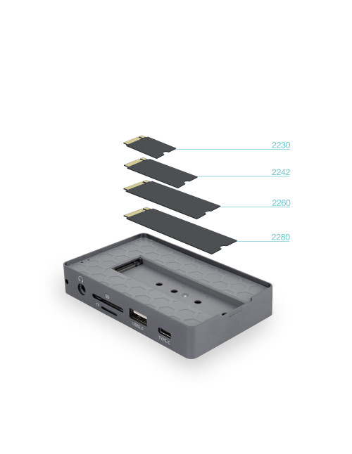Carcasa disco duro tooq tqe - 2242g ssd