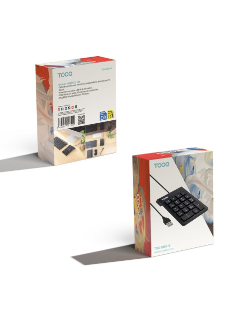 Teclado numerico tooq tqk - 2001 - b negro
