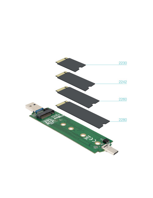 Carcasa disco duro tooq tqe - 2240b ssd