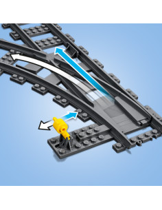 Lego vías cambios de agujas