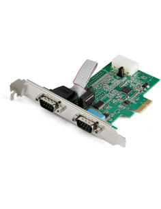 Tarjeta red startech pex2s953 2x rs232