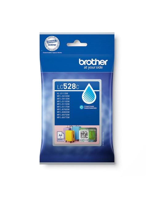 Cartucho tinta brother lc528c azul