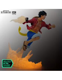 Figura one piece luffy glow in