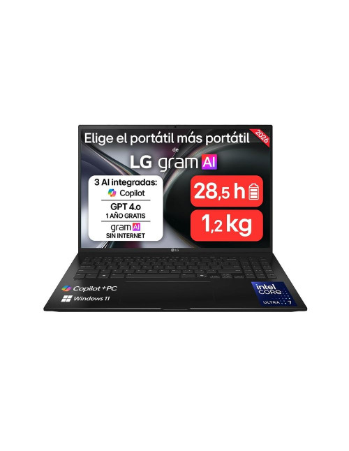Portatil lg gram 16z90tl - g u7 - 258v 32gb