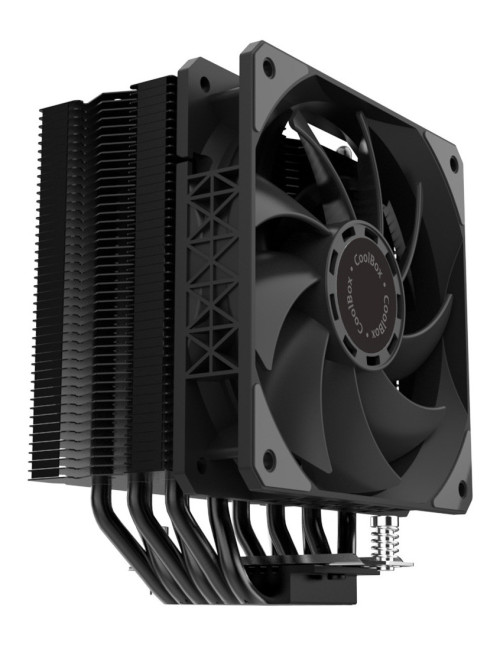 Ventilador disipador cpu gaming coolbox negro
