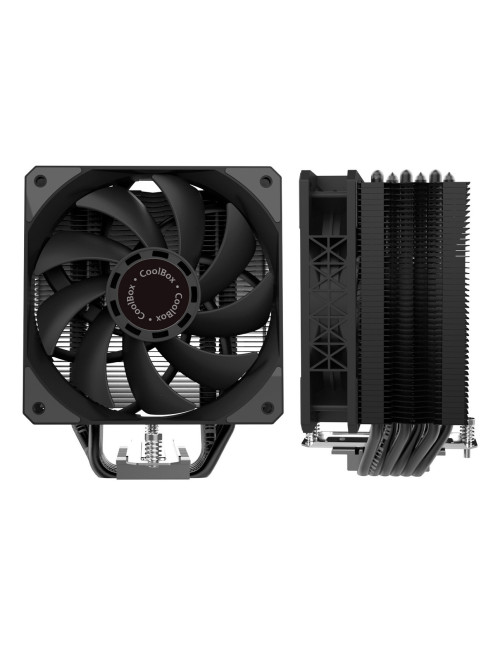Ventilador disipador cpu gaming coolbox negro