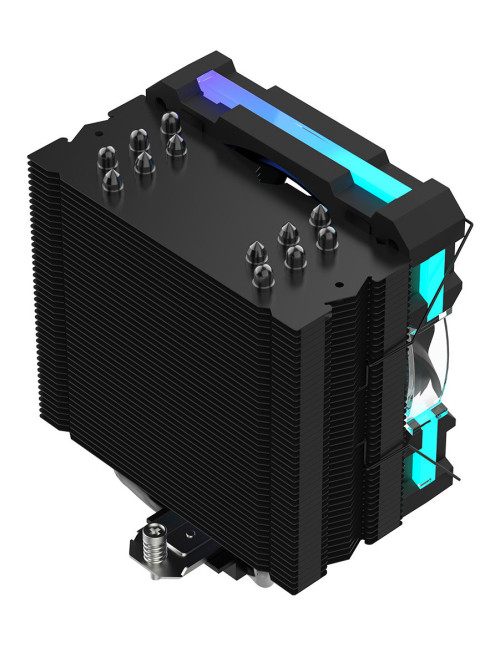 Ventilador disipador cpu gaming coolbox negro