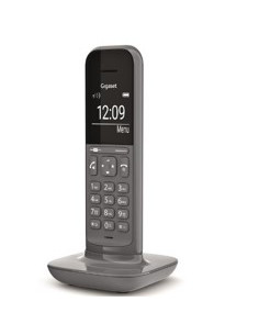 Telefono fijo inalambrico gigaset cl390 gris