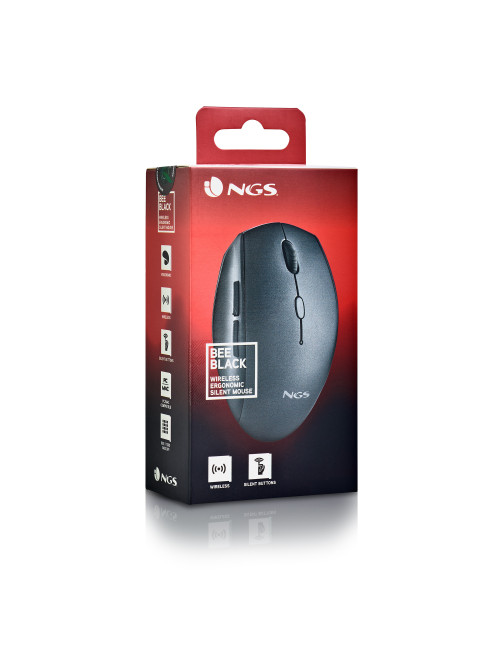Raton inalambrico ngs beeblack negro
