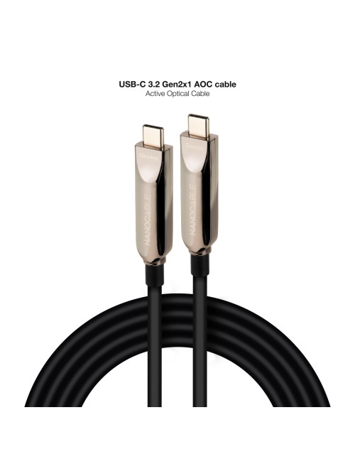 Cable nanocable usb3.2 gen2x1 aoc 60w