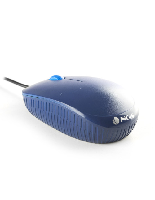 Raton con cable ngs flameblue optico