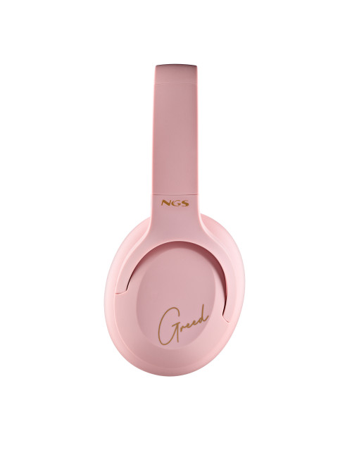 Auriculares inalambricos ngs artica greed rosa