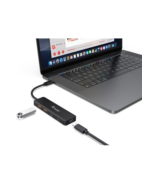 Hub equip usb tipo c 5
