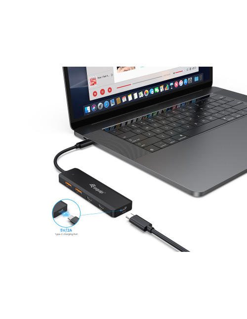 Hub equip usb tipo c 5