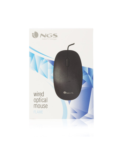 Raton con cable ngs flame optico
