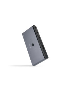 Conmutador kvm switch nanocable 2xusb - c a