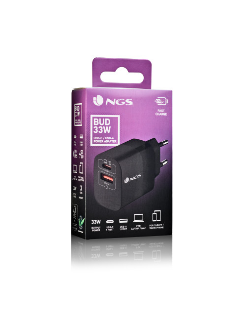Cargador pared ngs bud33w 1x usb