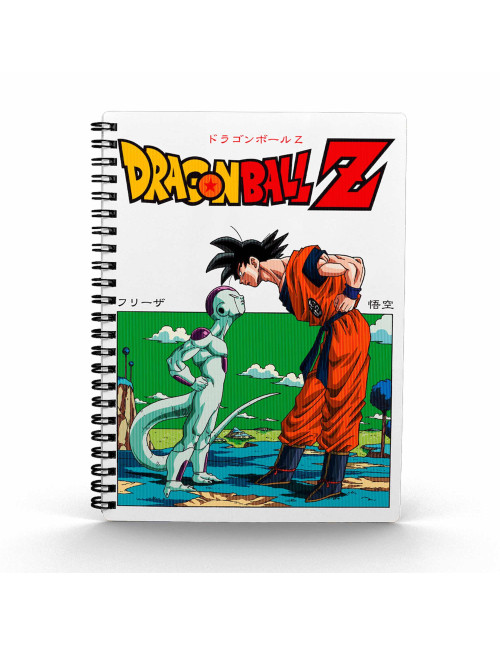 Libreta efecto 3d frieza vs goku