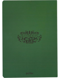 Slytherin cuaderno tapa blanda harry potter