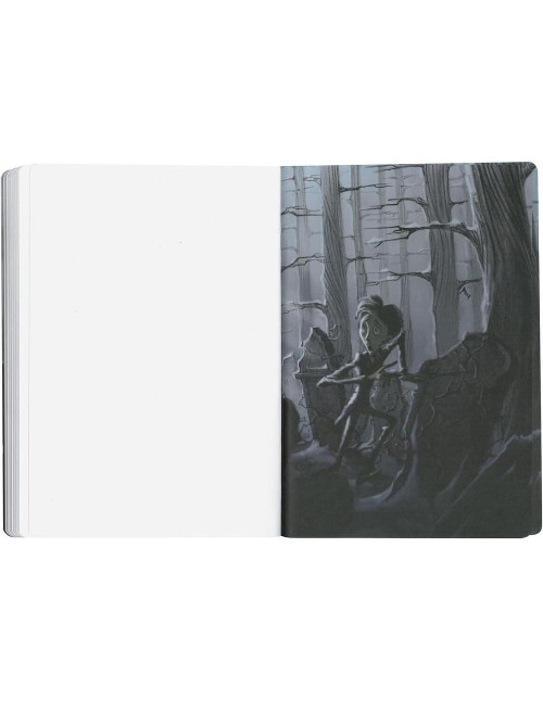Pauta skeleton cuaderno tapa blanda la