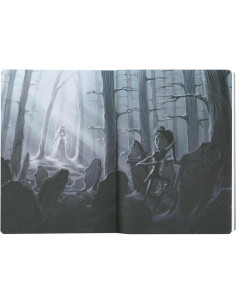 Banda skeleton cuaderno tapa blanda la